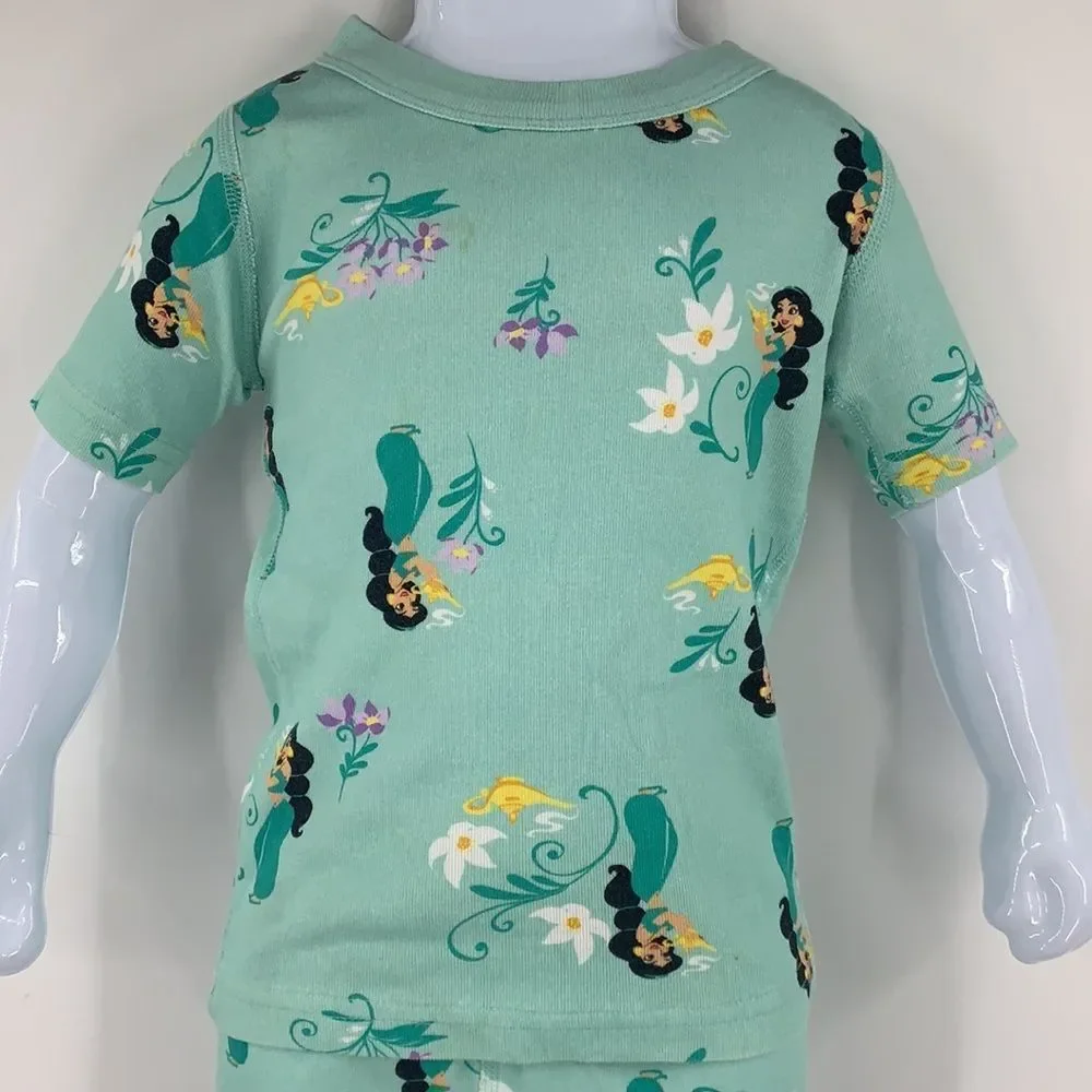 Hanna Andersson TLC Disney Aladdin Short PJ‎ Set 90